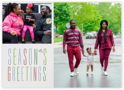 Holly Go Brightly - Paperless Post - Holiday Photo Cards 