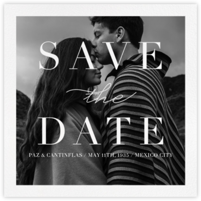 Remnant (Photo) - Ivory - Paperless Post - Party Save the Dates