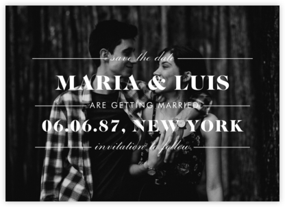 The Occasion (Photo Save the Date) - Paperless Post - Modern save the dates