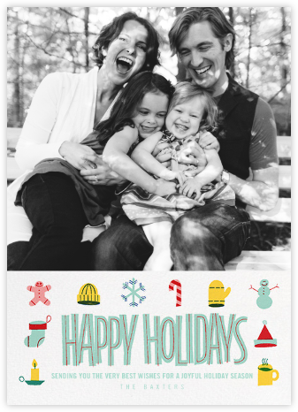 Holiday Souvenirs - Paperless Post - Holiday Photo Cards 