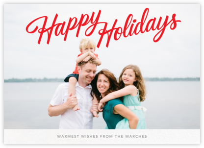 Holiday Classic (Horizontal) - Paperless Post - Holiday Photo Cards 