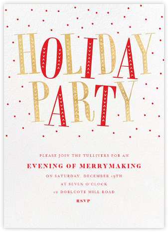Christmas party - online at Paperless Post