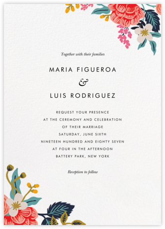 Birch Monarch Suite (Invitation) - Rifle Paper Co. - Romantic wedding invitations 