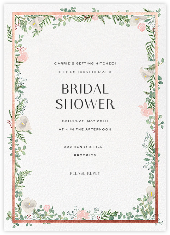 Bridal Shower Online At Paperless Post