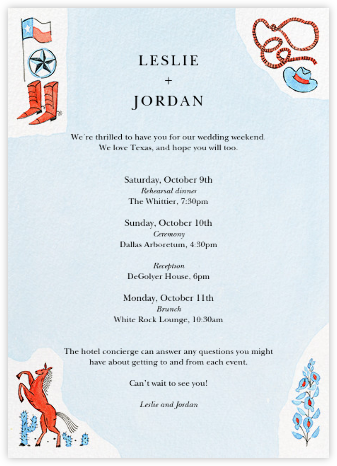 Lone Star - Paperless Post - Western Party Invitations