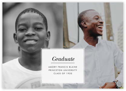 Two of a Kind - Paperless Post - College Graduation Announcements