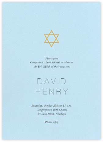 Bris And Baby Naming Invitations Online At Paperless Post