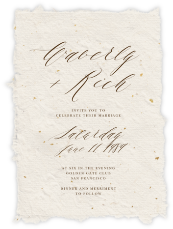 Cennini (Invitation) - Paperless Post - Wedding Invitations