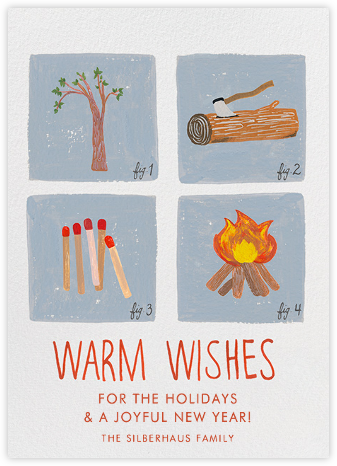 How to Build a Fire - Paperless Post - Funny Christmas eCards