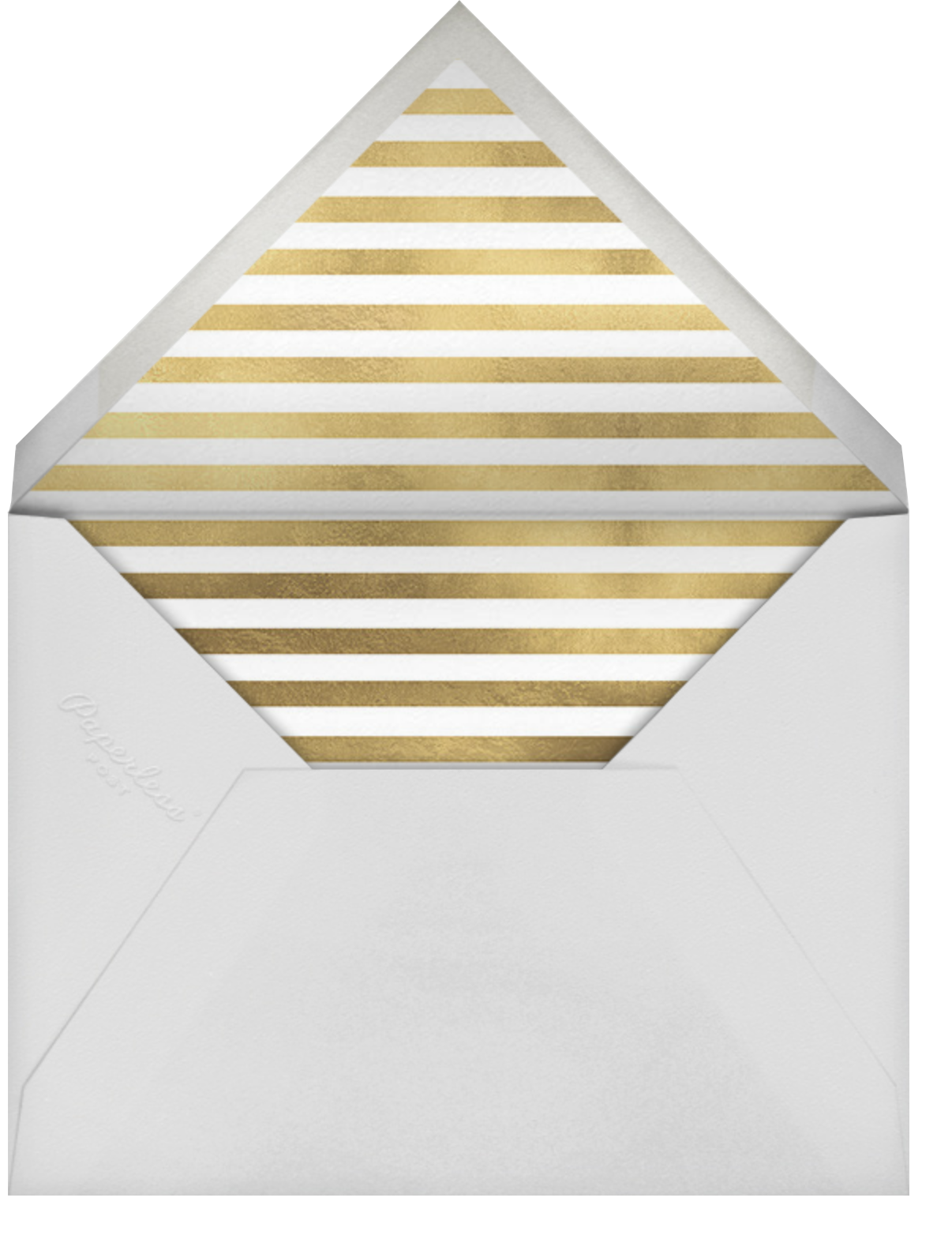 Clarissa (Full Photo) - Gold - Paperless Post - Envelope