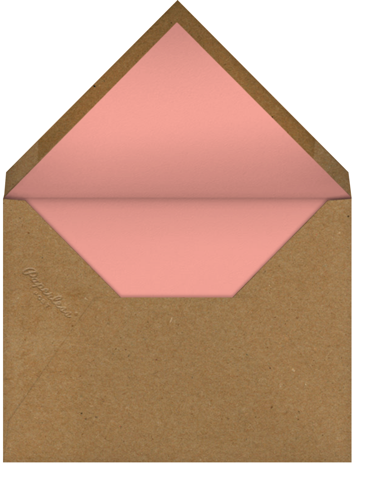Talbot - Rose Gold - Paperless Post - Envelope