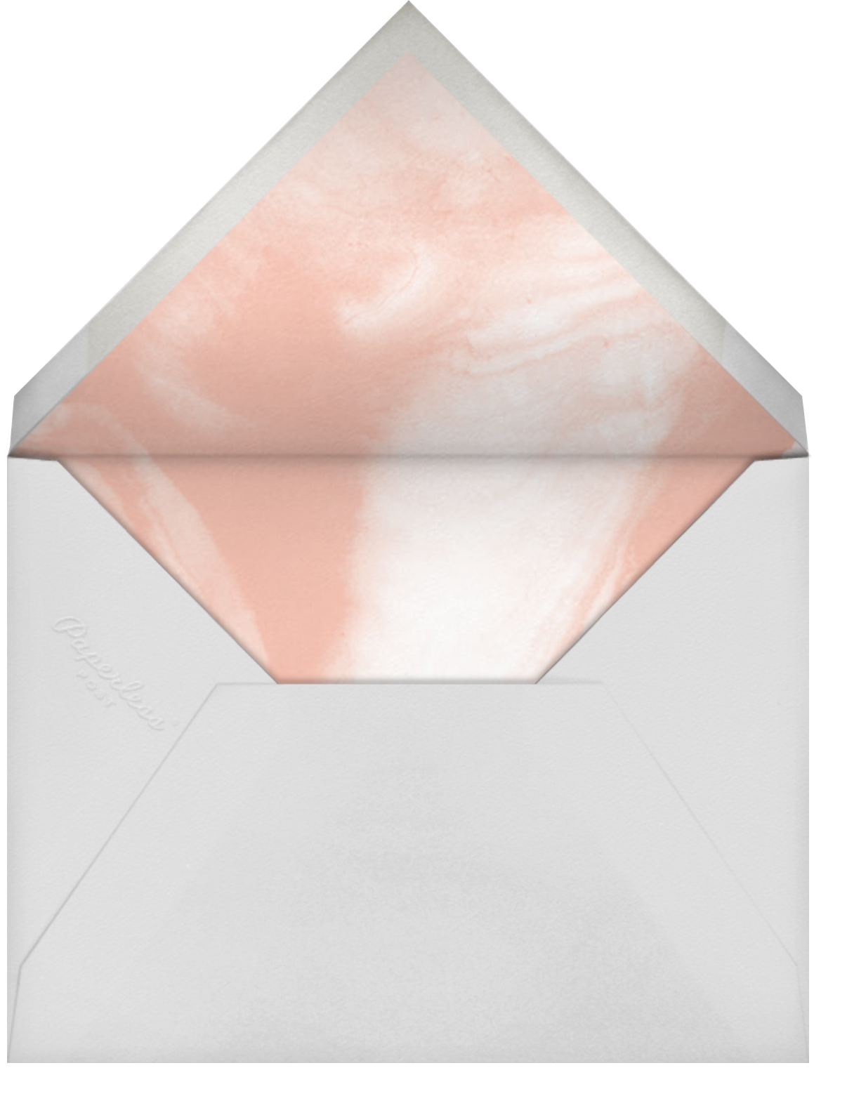 Selene - Meringue/Silver - Paperless Post - Envelope