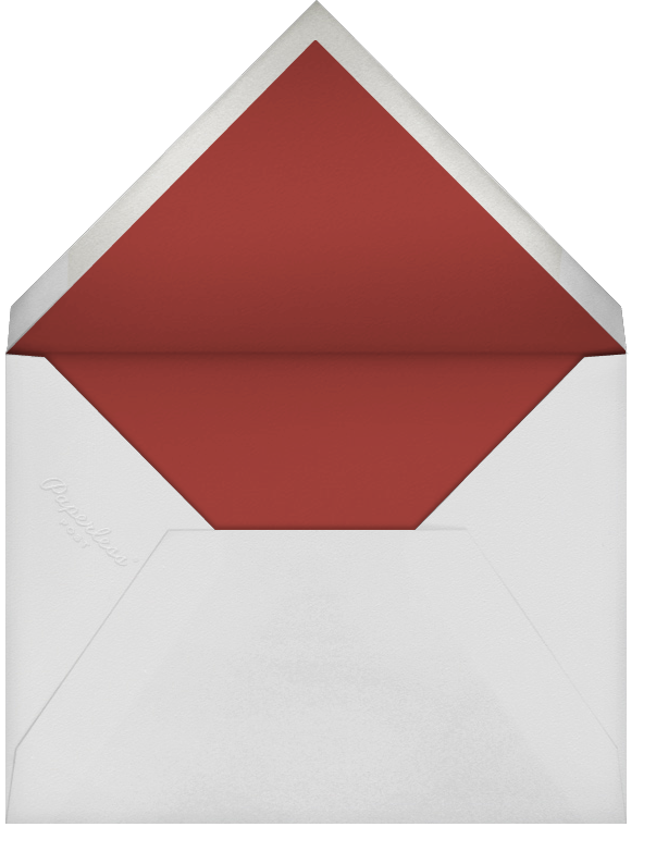 Under the Toran (Photo Save the Date) - Crimson - Paperless Post - Envelope