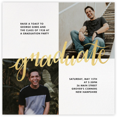 Squared Away - Paperless Post - Virtual Graduation Party Invitations