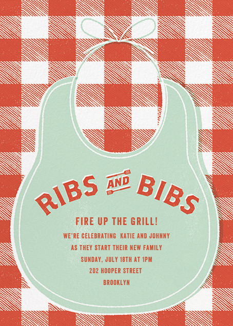Ribs And Bibs Mint Send Online Instantly Rsvp Tracking