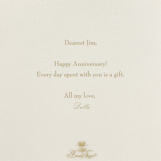 Happy Anniversary Script Cream And Gold Send Online Instantly Track Opens