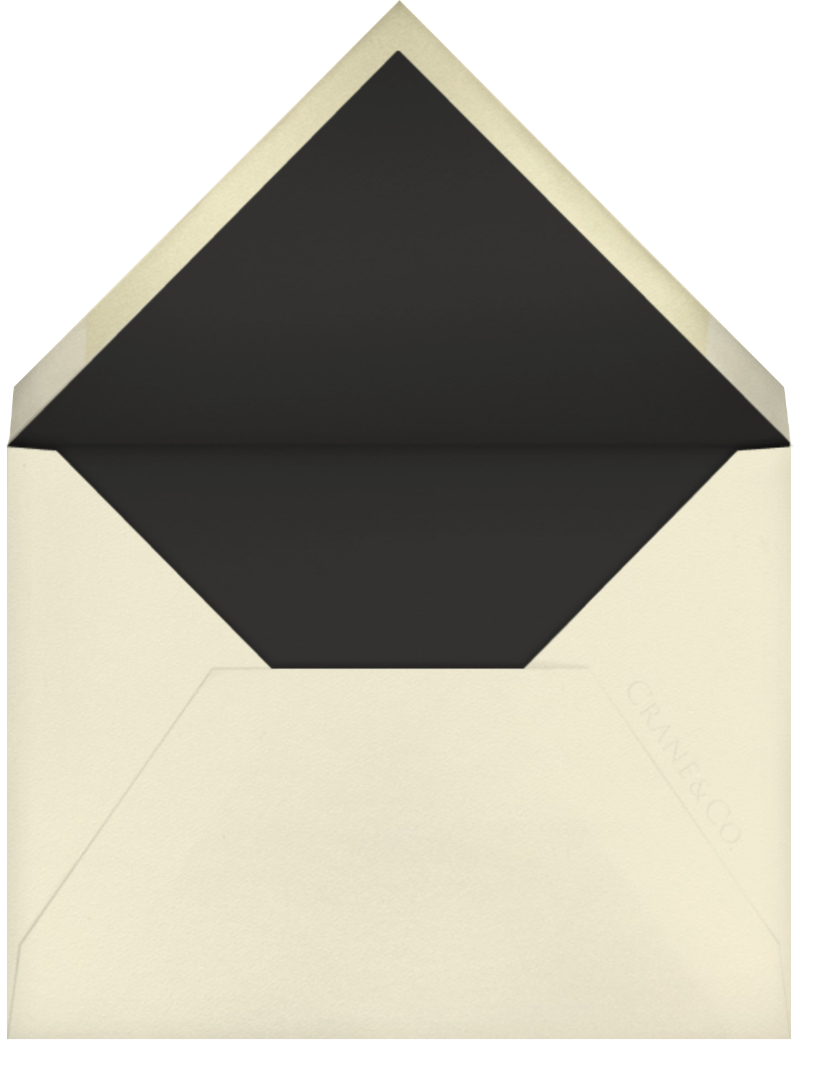 Viceroy - Black - Crane & Co. - Envelope
