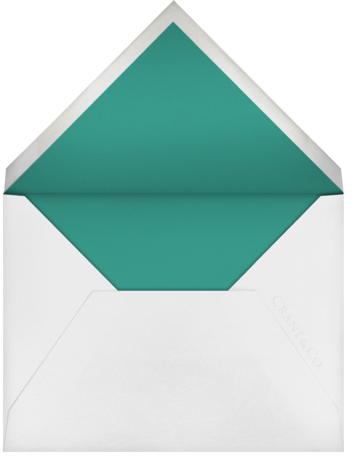 Winter Garden I (Card) - Hunter Green - Paperless Post - Envelope