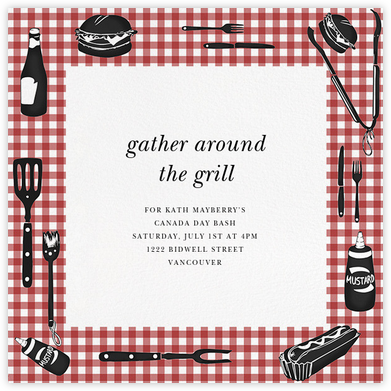 Cookout - Paperless Post - Canada Day Invitations