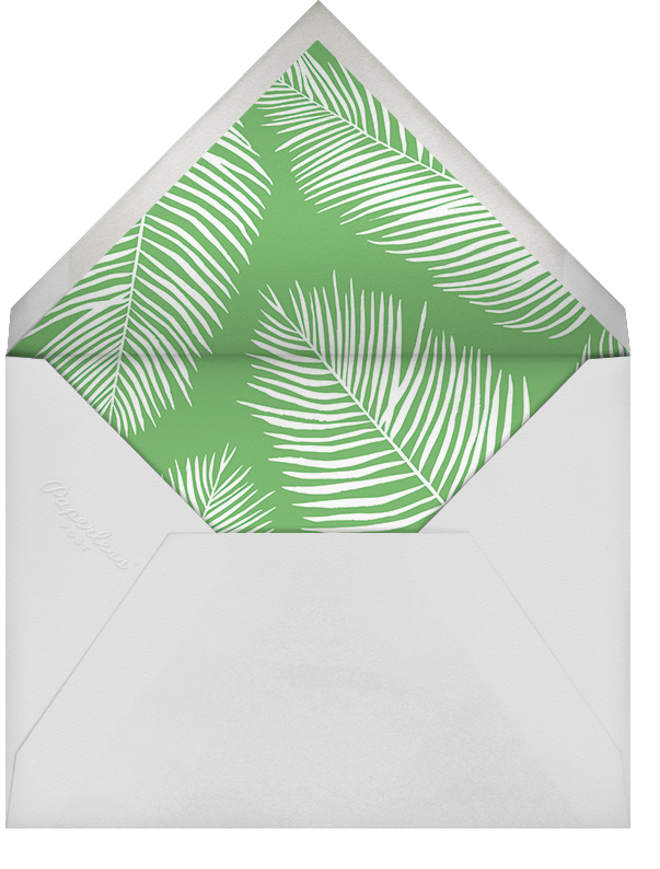 Palmier III (Invitation) - Green/Gold - Paperless Post - Envelope