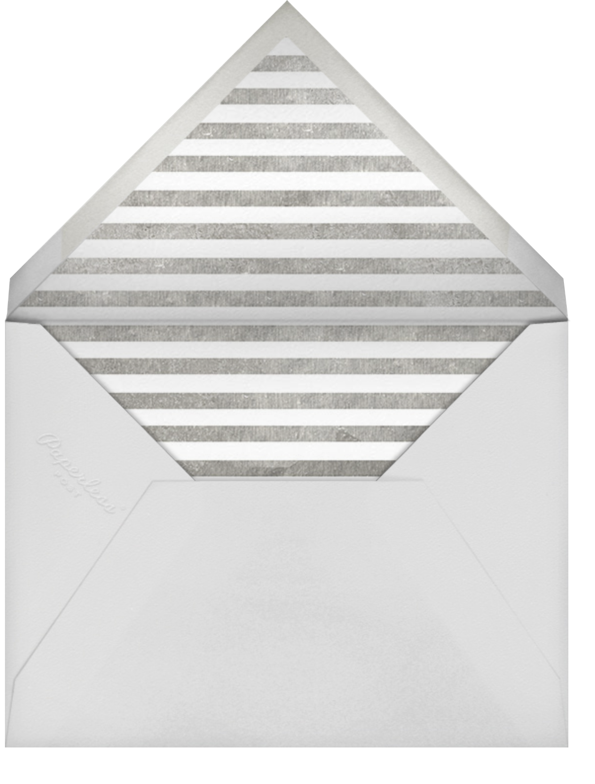 Field of Thanks - Glacier/Silver - Paperless Post - Envelope