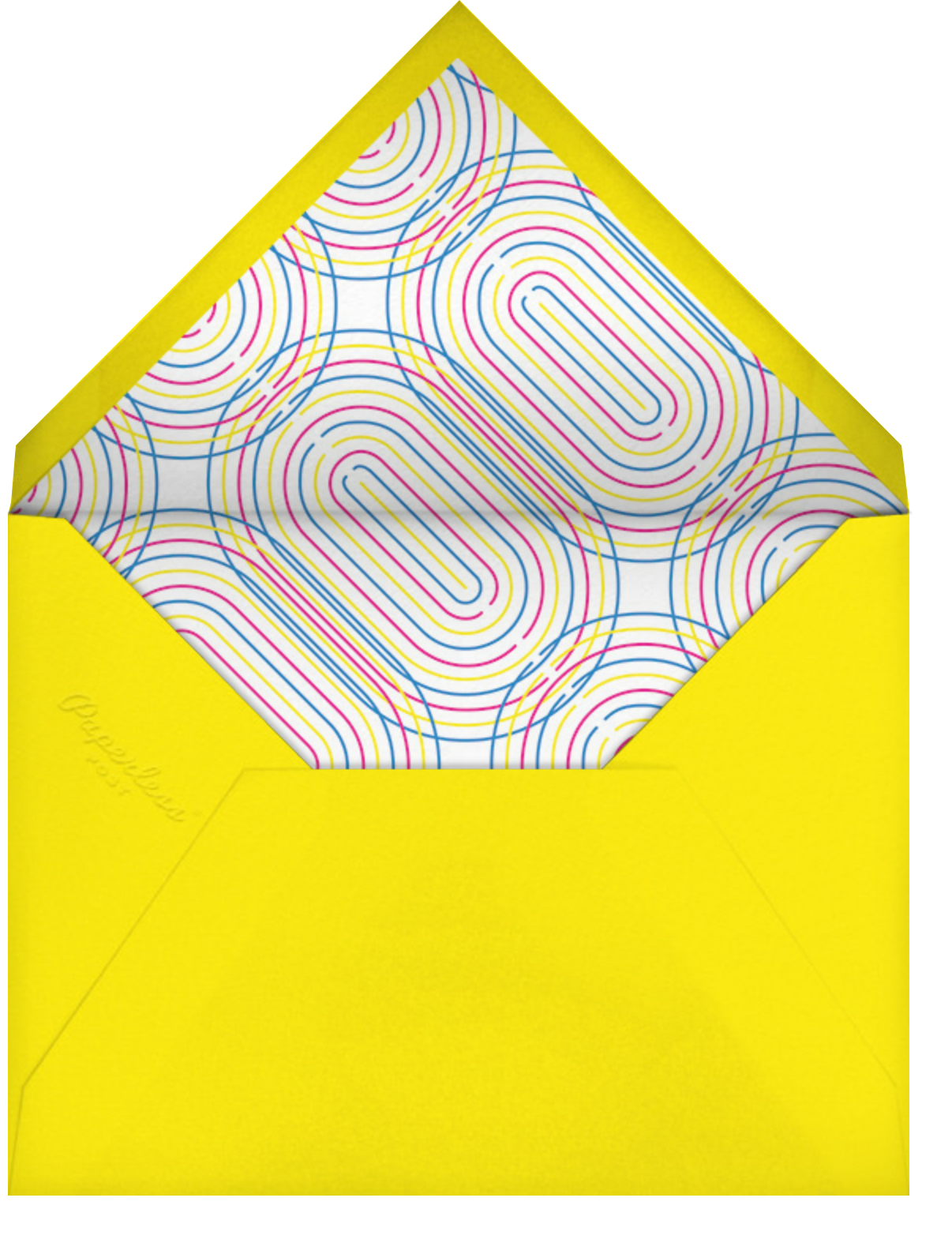 Neon Decades (Thirty) - Paperless Post - Envelope