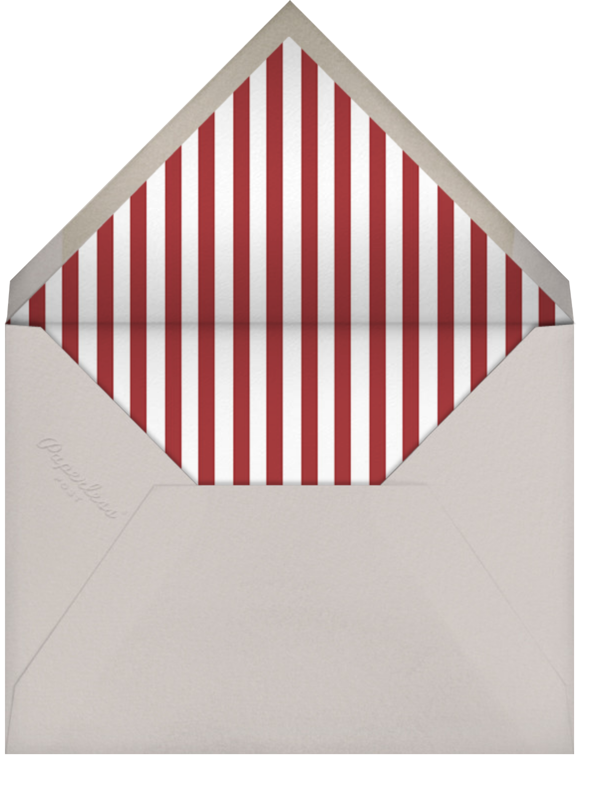 Reindeer Gala (Ivory) - Paperless Post - Envelope