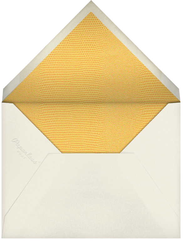 Snakeskin (Gold) - Paperless Post - Envelope