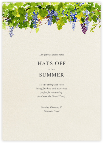 Napa - Felix Doolittle - Launch Party Invitations