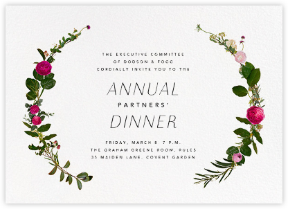 Belvoir - White - Paperless Post - Business Dinner Invitations