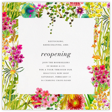 Tresco (Invitation) - Liberty - Launch Party Invitations