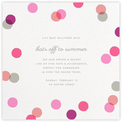 Carnaby - Pink - Paperless Post - Launch Party Invitations