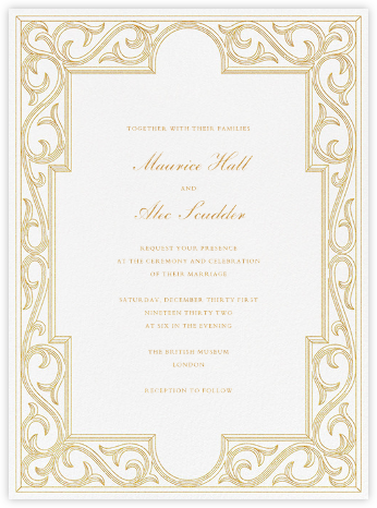 Sacher (Invitation) - Paperless Post - Romantic wedding invitations 