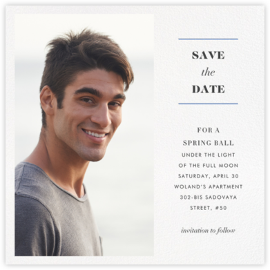 Split Square (Save the Date) - Paperless Post - Save the date for birthday