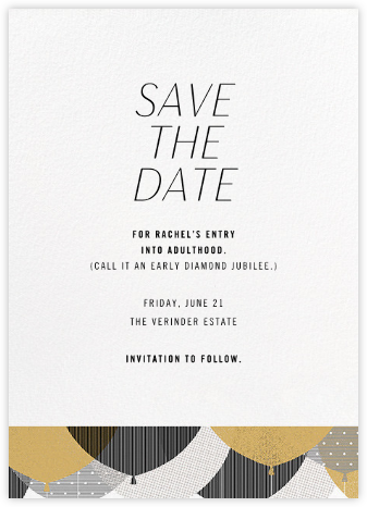 Curtain Raiser - Paperless Post - Save the date for birthday