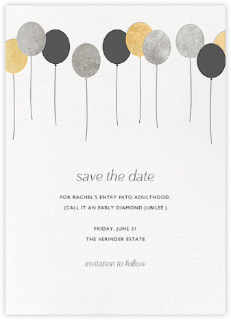 Save The Date For Birthday Send Online Instantly Track Opens