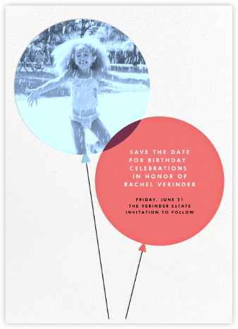 Balloon Pops - Paperless Post - Save the date for birthday