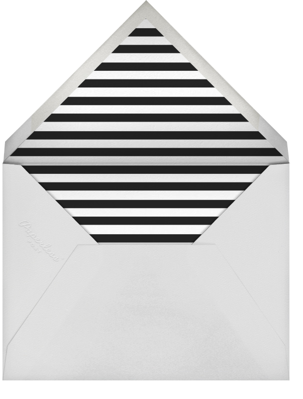 Typographic II (Save the Date) - White - kate spade new york - Envelope