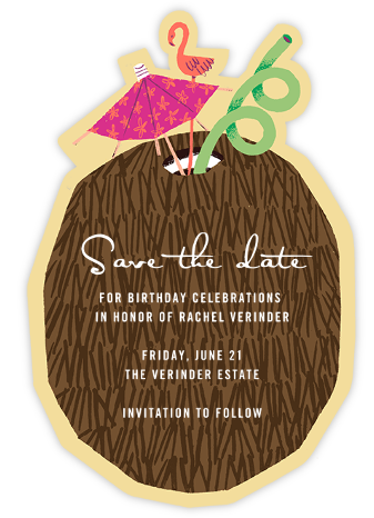 Save The Date For Birthday Send Online Instantly Track Opens