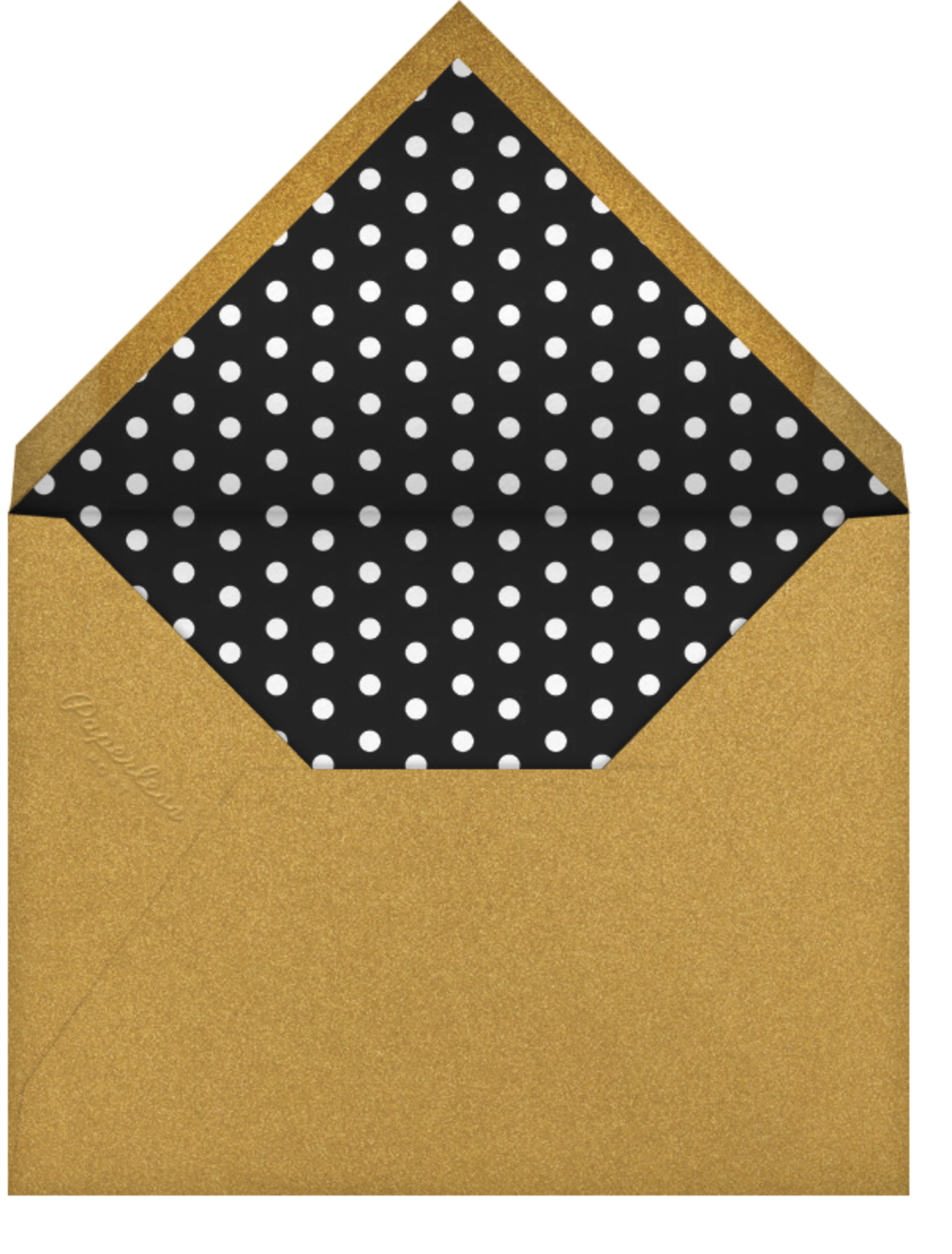 Shake N Roll - Gold - Paperless Post - Envelope