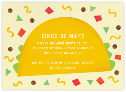 Taco Placeros - Paperless Post - Cinco de Mayo Invitations