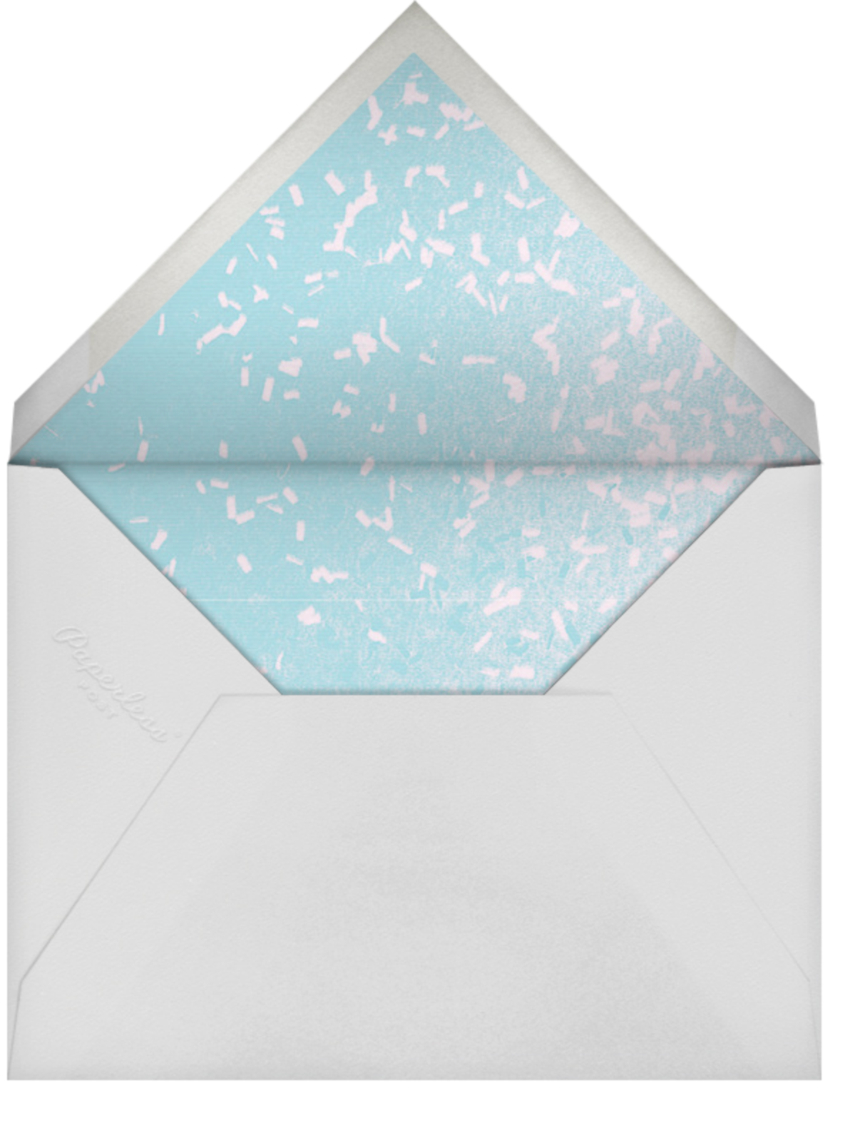 Celebratory Haze - White - Paperless Post - Envelope