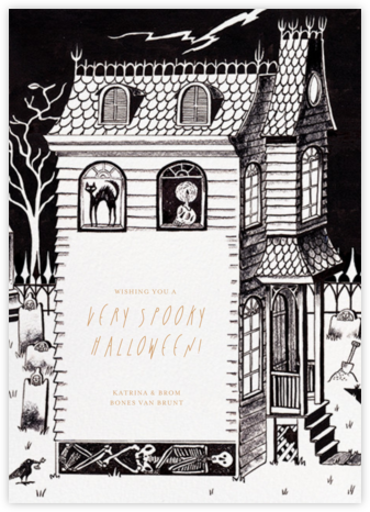 The Old Haunts - Paperless Post - Halloween Cards 