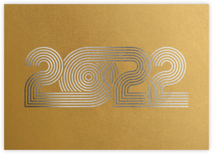 Psychedelic Twenty - Gold - Paperless Post