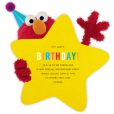 Sesame Street Invitations Send Online Instantly Rsvp Tracking