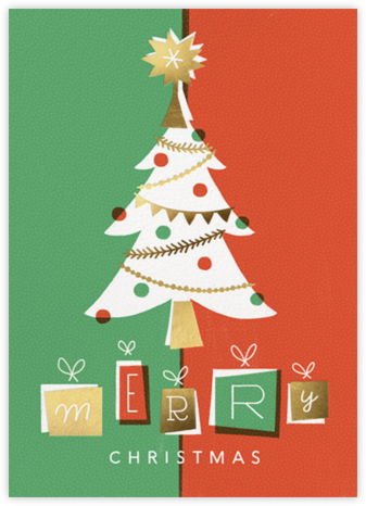Feeling Gifted - Paperless Post - Christmas Tree Cards