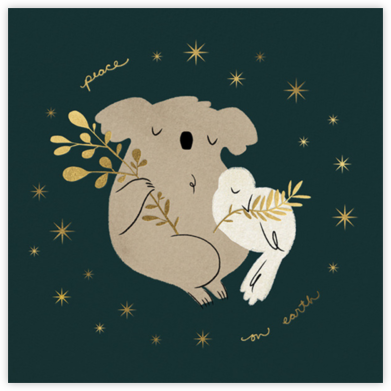 Holiday Down Under - Paperless Post - Animal Wildlife Christmas Cards