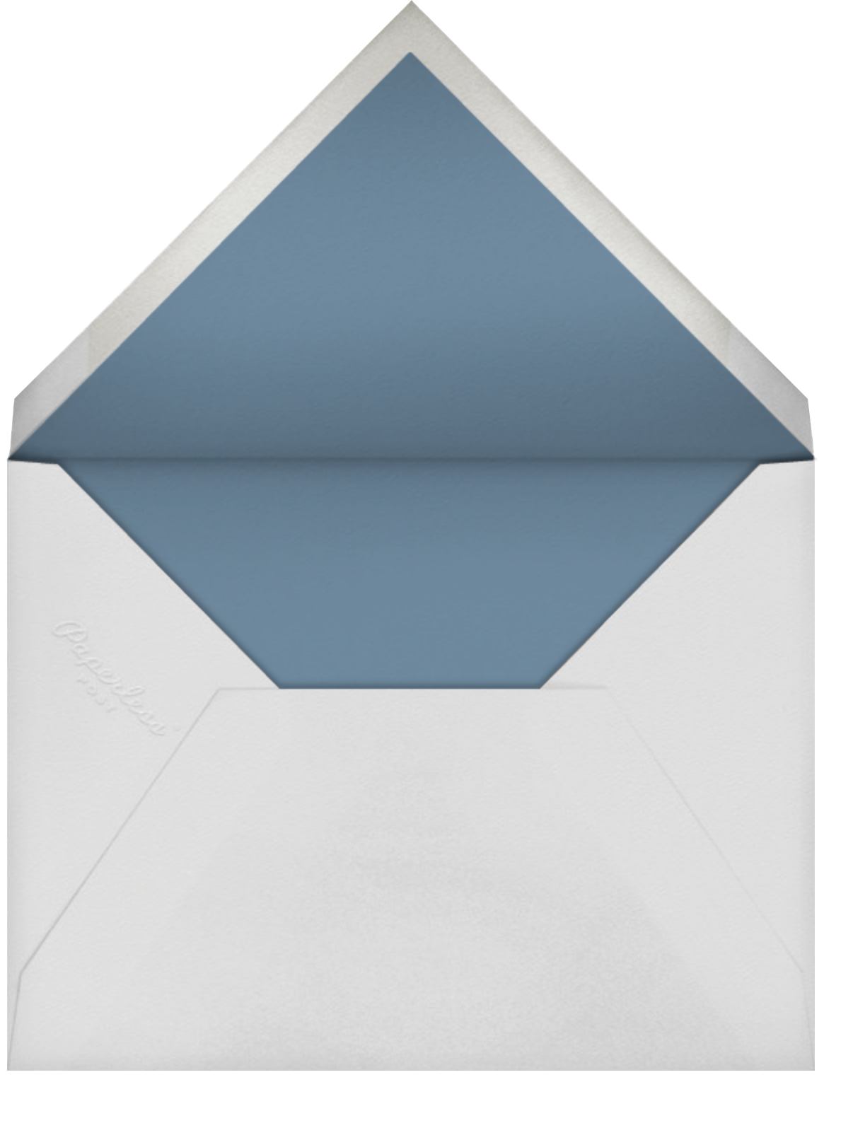 Parterre (Thank You) - French Blue - Crane & Co. - Envelope