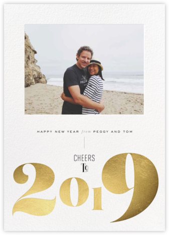 New Year cards - online at Paperless Post