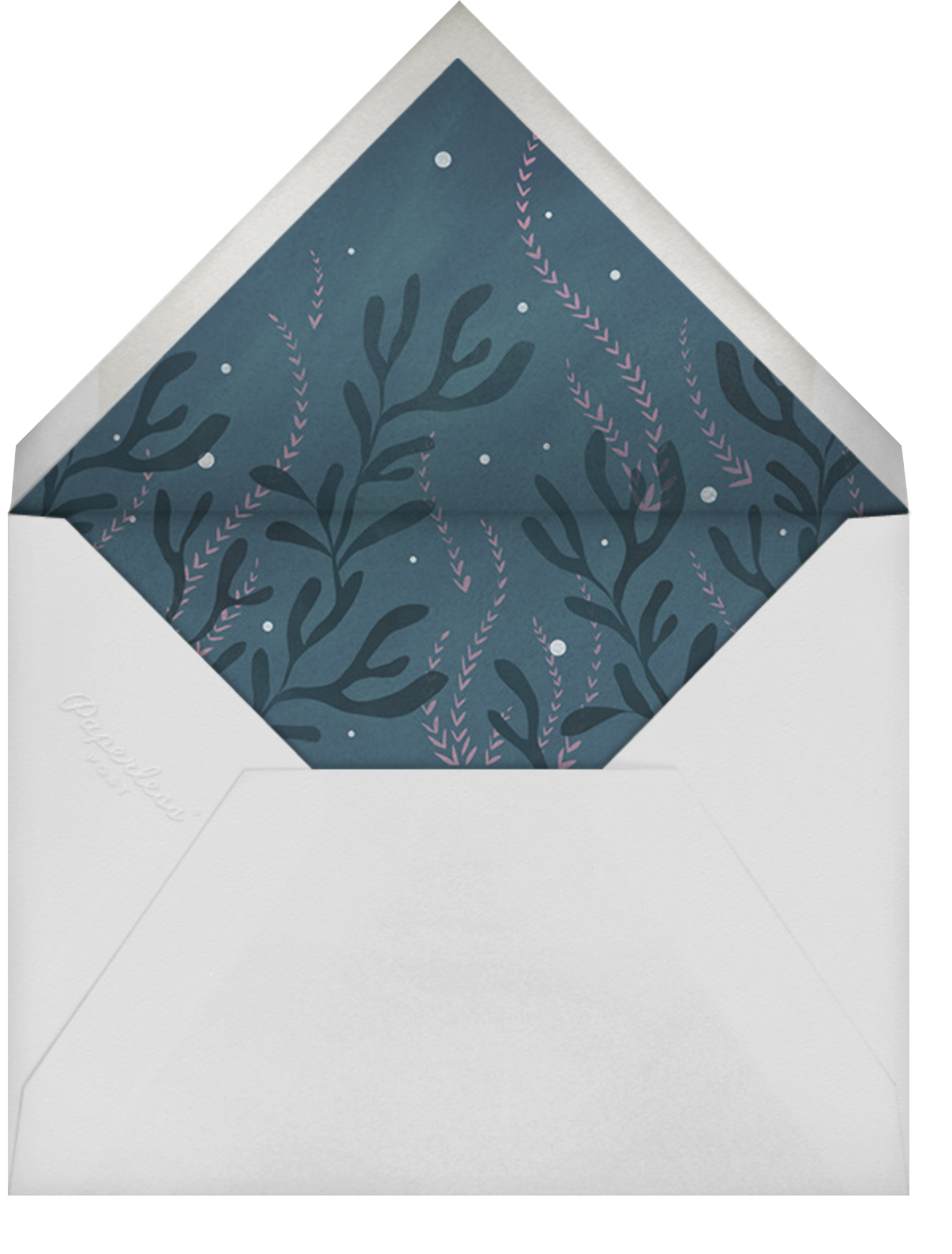 Mermaid Hideaway - Tan - Paperless Post - Envelope